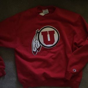 EMBROIDERED University of Utah Pullover Sweatshirt